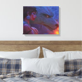 Toile Premium Princesse loup (Brillant) (Insitu(Chambre))