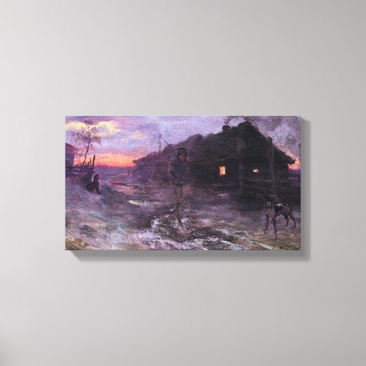 Toile Prémonition par Henryk Weyssenhoff, probablement à (Recto)