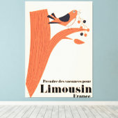 Toile Prendre des vacances pour Limousin France . (Insitu (Plancher de Bois))