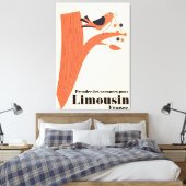 Toile Prendre des vacances pour Limousin France . (Insitu(Chambre))