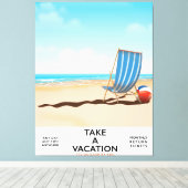 Toile Prenez des Vacances (Insitu (Plancher de Bois))