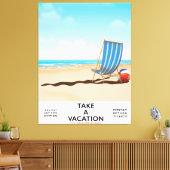Toile Prenez des Vacances (Insitu(Salon))