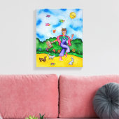 Toile Prenez le temps de moments de joie par Rita Loyd (Insitu(Salon))