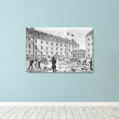 Toile Préparation de l'enchaînement des condamnés (Insitu (Plancher de Bois))