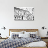 Toile Préparation de l'enchaînement des condamnés (Insitu(Chambre))