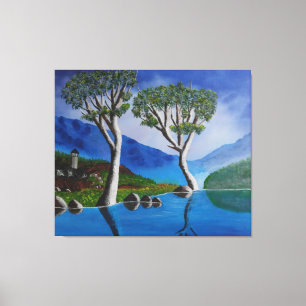 Toile Près de la tour de guet de la rivière DMZ Korea