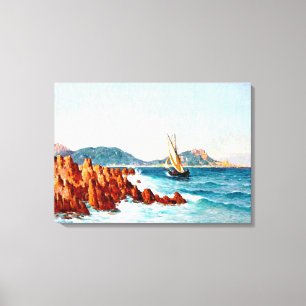 Toile Près de Saint Raphaël, France, peinture d'art fin