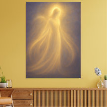 Présence Rayonnante Ange de Lumière Dorée Spiritue