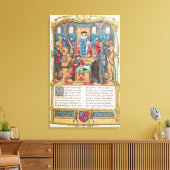 Toile Présentation des Mémoires à Louis XI (Insitu(Salon))
