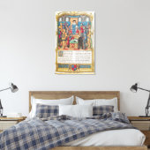Toile Présentation des Mémoires à Louis XI (Insitu(Chambre))