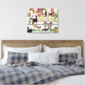 Toile Présents de la partie (Insitu(Chambre))