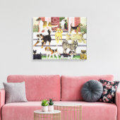 Toile Présents de la partie (Insitu(Salon))