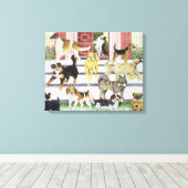 Toile Présents de la partie (Insitu (Plancher de Bois))