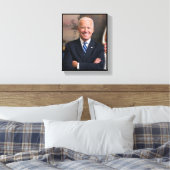Toile Président Joe Biden Ancien VP Portrait officiel SM (Insitu(Chambre))