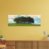 Toile Presque trois arbres Cornish drive repère (Insitu(Salon))