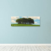 Toile Presque trois arbres Cornish drive repère (Insitu (Plancher de Bois))