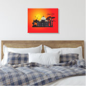 Toile Pression sur panneau de cale (Insitu(Chambre))