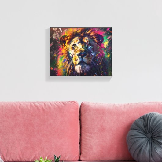 Toile Pression sur panneau de cale (Insitu(Salon))