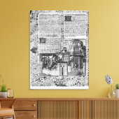 Toile Priam regarde la reconstruction de Troy (Insitu(Salon))