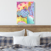 Toile Prickly Pear Cactus Canvas Imprimer Pièce d'art (Insitu(Chambre))