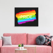Toile Pride Brushstroke Rainbow (Insitu(Salon))