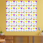 Toile Pride Hearts Imprimer (Insitu(Salon))