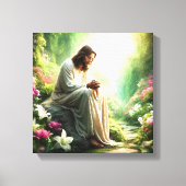 TOILE PRIÈRE DANS LE JARDIN DE LA FOI (Recto)