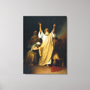 Toile Prière de Moïse, peinture d'art,