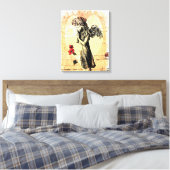 Toile Prière et Coeur de l'ange (Insitu(Chambre))