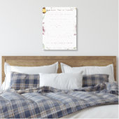 Toile Prière Ho'oponopono pour la prospérité (Insitu(Chambre))