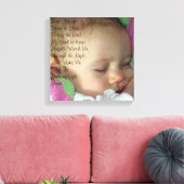 Toile Prière pour bébé (Insitu(Salon))