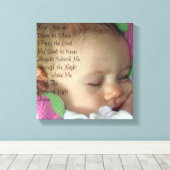 Toile Prière pour bébé (Insitu (Plancher de Bois))