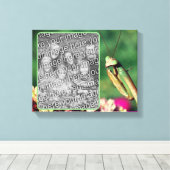 Toile Priez Mantis Créez Votre Propre Photo (Insitu (Plancher de Bois))