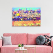 Toile Priez pour la paix de Jérusalem Peinture avec un t (Insitu(Salon))