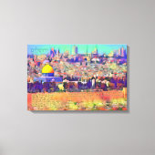 Toile Priez pour la paix de Jérusalem Peinture avec un t (Recto)
