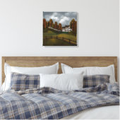 Toile Prim Saltbox House Arbres et collines (Insitu(Chambre))