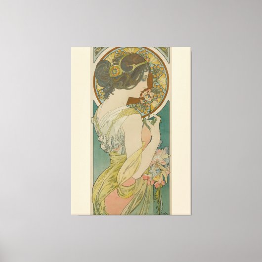 Toile Primrose par Alphonse Mucha (1899) (Recto)
