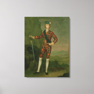Toile Prince Charles Edward Stuart