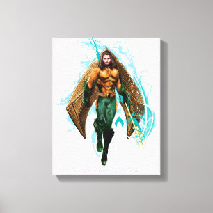 Toile Prince Orin With Aquaman Logo d'Aquaman