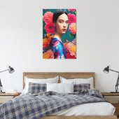 Toile Princesse à la tiare bleue (Insitu(Chambre))