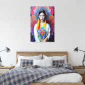 Toile Princesse avec pull blanc (Insitu(Chambre))
