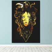 Toile Princesse embrassée par un corbeau (Insitu (Plancher de Bois))