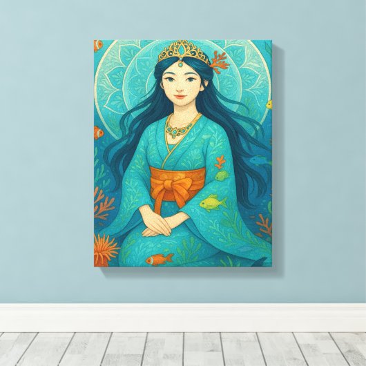 Toile Princesse sous-marine (Insitu (Plancher de Bois))