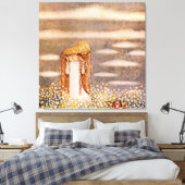 Toile “Princesse Tuvstarr” aquarelle de John Bauer (Insitu(Chambre))