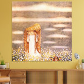 Toile “Princesse Tuvstarr” aquarelle de John Bauer (Insitu(Salon))