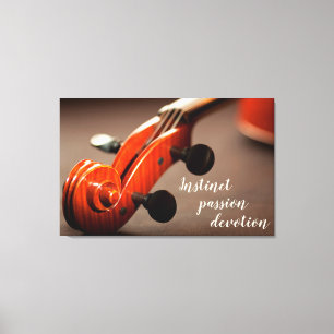 Toile principale d'inspiration de violon