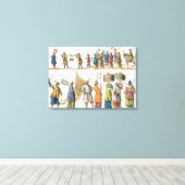 Toile Principaux préposés du proc de l'empereur chinois (Insitu (Plancher de Bois))