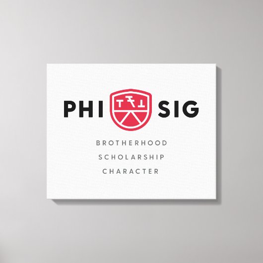 Toile Principes Phi Sigma Kappa (Recto)