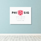 Toile Principes Phi Sigma Kappa (Insitu (Plancher de Bois))