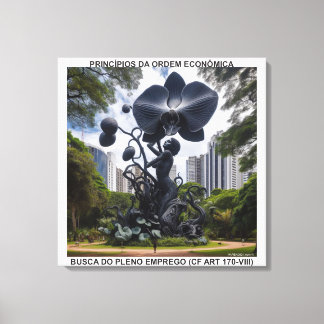 Toile PRINCÍPIOS DA ORDEM ECONÔMICA - CANVAS esticada